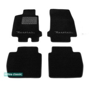 Двошарові килимки Maserati Gran Turismo / Gran Сabrio 2007 → - Classic 7mm Black Sotra