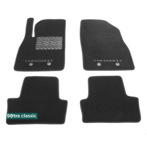Двошарові килимки Chevrolet Volt (mkI) 2010-2015 - Classic 7mm Grey Sotra