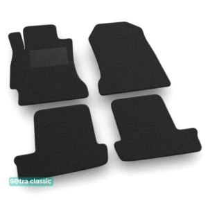 Двошарові килимки Subaru BRZ (mkI) 2012 → - Classic 7mm Black Sotra