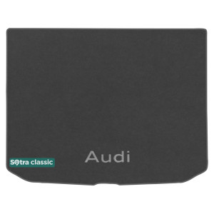 Двошарові килимки Audi A3 Sportback (mkIII) (багажник з повнорозмірною запаскою) 2012 → - Classic 7mm Grey Sotra