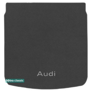 Коврик в багажник Audi A5 Sportback (mkI) 2011-2016 - текстиль Classic 7mm Grey Sotra