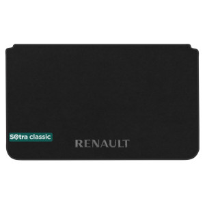 Килимок в багажник Renault Captur (mkI) 2013 → - текстиль Classic 7mm Black Sotra