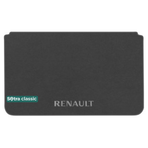 Килимок в багажник Renault Captur (mkI) 2013 → - текстиль Classic 7mm Grey Sotra