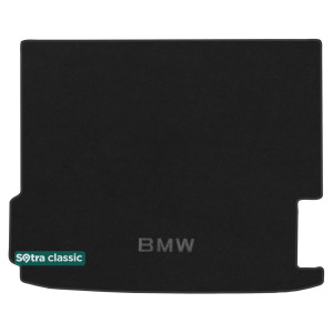 Коврик в багажник BMW X4 (F26) 2014-2017 - текстиль Classic 7mm Black Sotra
