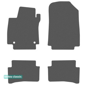 Двошарові килимки Renault Clio (mkIV) 2012 → - Classic 7mm Grey Sotra