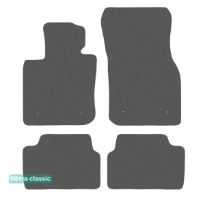 Двухслойные коврики Mini Cooper (3 door)(F56) 2014→ manual - Classic 7mm Grey Sotra