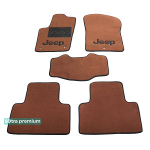 Двошарові килимки для Jeep Grand Cherokee (WK2) (mkIV) 2011-2013 10mm Terracot Sotra Premium
