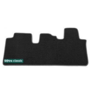 Двошарові килимки для Hyundai Santa Fe (3 ряд) (CM) (mkII) 2010-2012 Black Sotra Classic 7mm