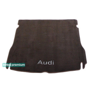 Килим в багажник текстиль для Audi Q5 (8R) 2008-2016 10mm Chocolate Sotra Premium