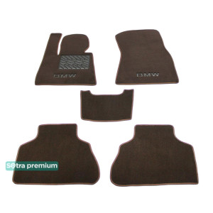 Двошарові килимки для BMW X5 (G05) 2018 → 10mm Chocolate Sotra Premium