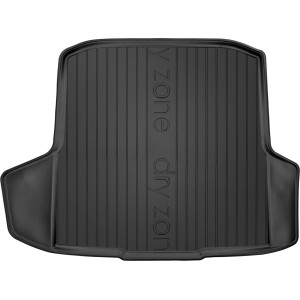 Гумовий килимок в багажник для Skoda Octavia (mkIII) (універсал) 2013-2019 (без дворівневого статі) (з нішами) (багажник) - Frogum Dry-Zone