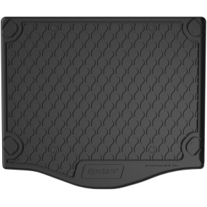 Гумовий килимок в багажник Gledring для Ford Focus хетчбек (mkIII) 2011-2018 (narrow spare tire) (trunk)
