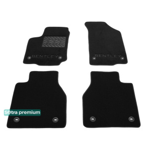 Килимки Bentley Continental Flying Spur (mkI) 2005-2013 текстильні Premium - Чорні