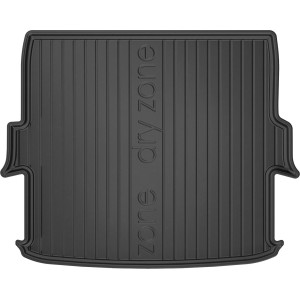 Гумовий килимок в багажник для Citroen DS7 Crossback (mkI) 2017-> (верхній рівень) (з бічними нішами) - Frogum Dry-Zone