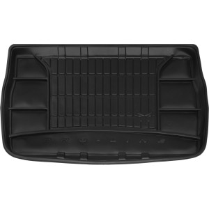 Гумовий килимок в багажник для Dodge / Chrysler Grand Caravan (mkV) (7 місць) 2007-2020 (розкладений 3 ряд) (багажник) - Frogum Pro-Line