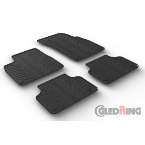 Резиновые коврики Gledring для Audi Q7 (mkII) 2015>