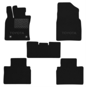 Килимки для Toyota Camry (XV80) 2023->, текстильні, серія Classic — чорні — Тойота Camry XV80 (2024–2026)