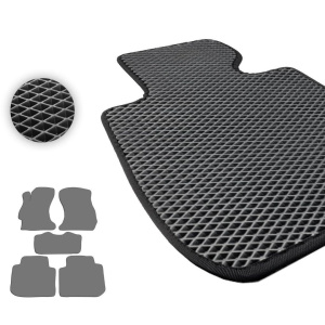 Eva коврики Pro-Eco Black для Subaru Forester (mkIV) 2013-2018 — Subaru Forester 2013-2018