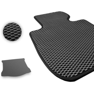 Eva килимки Pro-Eco Black для Ford Kuga (mkI)(багажник) 2008-2012 — Ford Kuga 2008-2013