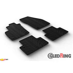 Резиновые коврики Gledring для Volvo S40 (mkII) 2004-2011 manual