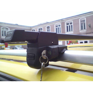 Багажник на рейлинги универсальный с замком