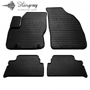Ковры салона Ford C-Max (2003-2010) (design 2016) with plastic clips TL (4 шт) - Stingray