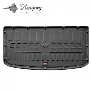Килим багажника Volkswagen ID.6 (2021-) (7 з 7 місць) (верхня полиця) з бортом ТЕП - Stingray