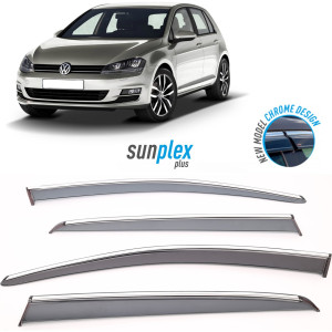 Дефлектор на окна (ветровики) Volkswagen Golf 7 2013-2019 PLUS-1-026-001 SUNPLEX