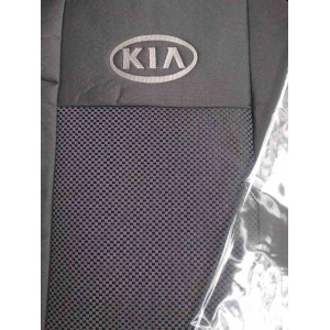 Чехлы салона Kia Rio II седан с 2005-11 г /серый - ELEGANT