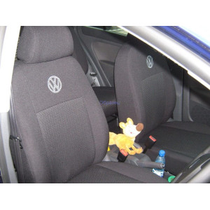 Чохли салону Volkswagen Jetta з 2010 р, / Чорний - бюджет Елегант