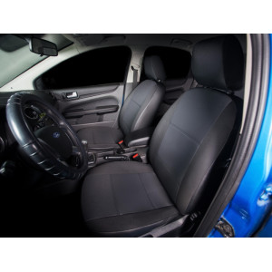 Чехлы салона Hyundai Sonata VI 2009-2014 Жаккард /темно-серый - Seintex