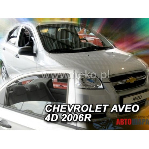 Вітровики для CHEVROLET AVEO 4D 2007R .-> (+ OT) седан - вставні Heko