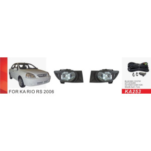 Фари дод. модель KIA Rio/2002-05/KA-253/880-12V27W/eл.проводка