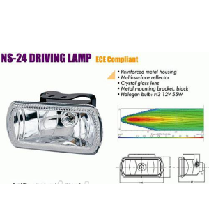 Фари додаткові NS-24 DBC H3 / 12V / 55W