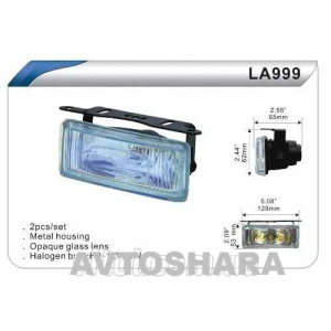 Фари додаткові DLAA 999 RY / H3-12V-55W / 129 * 53mm