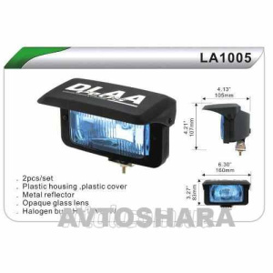 Фары дополнительные DLAA 1005 RY/H3-12V-55W/160*83mm/крышка