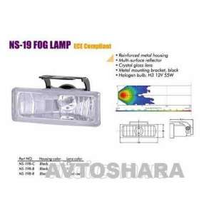Фари додаткові NS-19 BC H3 / 12V / 55W