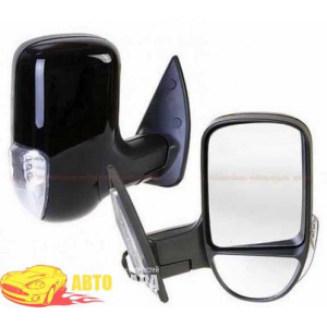 Зеркало боковое ЗБ-3296/Газель/Black/черное с поворотом