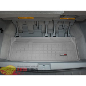 Килимок багажника для Тойота Sienna 2011-, Сірий - гумові WeatherTech