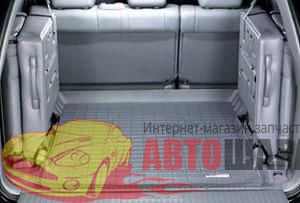 Килимок багажника Тойота Land Cruiser 100, Сірий для авто з відкидним сидінням - гумові WeatherTech