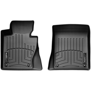 Килими салону BMW X3 2004-06 з бортиком, передні, чорні - Weathertech