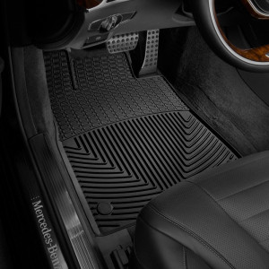 Ковры салона Mercedes-Benz S W222 2013- черные, передние - Weathertech