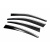 Ветровики с хромом SD Volkswagen Passat B8 2015↗ гг. (4 шт, Sunplex Chrome) - фото 3