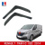Ветровики вставные Renault Trafic 2015- гг. (2 шт, Niken Luxury) - фото 2