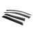 Ветровики с хромированным молдингом Niken Luxury Dodge Journey 2008-2020 гг. (4 шт) - фото 2
