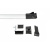 Багажник поперечины на стандартные рейлинги с замком WingCarrier V1 Peugeot Traveller 2017- гг. (2 шт) до 110 см, Черный — Peugeot Traveller 17- - фото 11