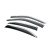 Ветровики с хромированным молдингом Niken Luxury Mercedes E-сlass W210 1995-2002 гг. (4 шт) — Mercedes E [210] 1995-2003 - фото 2