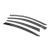 Ветровики с чёрным молдингом Niken Luxury Volkswagen Passat B8 2015-2023 гг. (4 шт) — VolksWagen Passat B8 с 2015- - фото 2