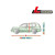 Чохол-тент для автомобіля MEMBRANE Garage(3-шарова мембрана тканина)+торба L SUV/Off Road 430-460х156х148см - фото 2