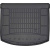 Резиновый коврик в багажник для Mazda 3 (mkII)(хетчбэк) 2009-2013 (нижний уровень)(без Bose акустики)(с докаткой)(багажник) - Frogum Pro-Line - фото 2